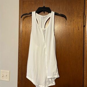 ZYIA White Racerback Tank Top